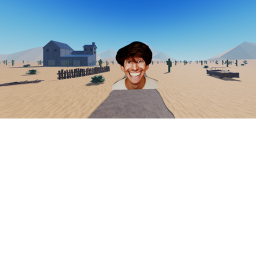 survive 100 flamingos in evade desert bus map