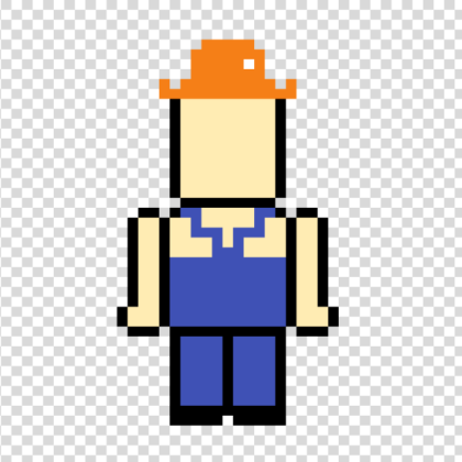 pixel cleetus back Roblox decal