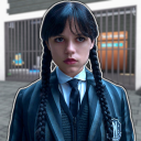 WEDNESDAY'S PRISON RUN! OBBY🕸️