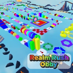 Realm Rush Obby 🌈🔥❄️ +100 Stages icon