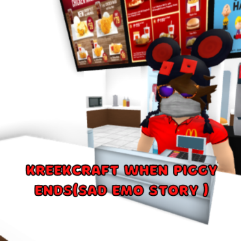 KreekCraft when Piggy ends(SAD EMO STORY 😔🔗🖤)