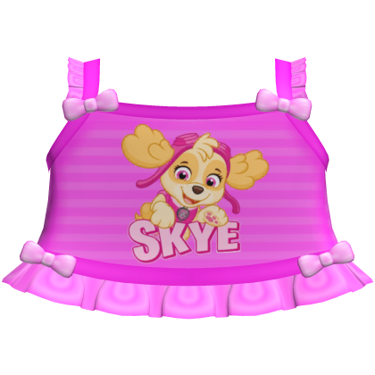 cute pink skye puppy tweencore cutecore top