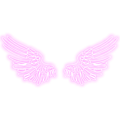 Angel Wings Neon Light [EMISSIVE] | Pink Roblox item
