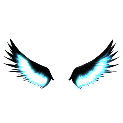 Glow Icy Blue Wings Y2K Scene