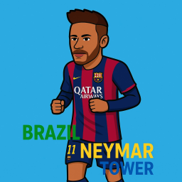 BRAZIL NEYMAR TOWER!