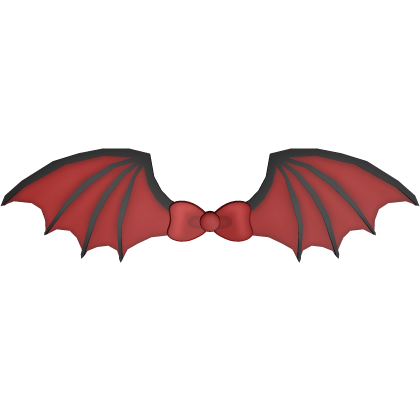 Cute Halloween Dark Bat Wings w Bow ! - MM2