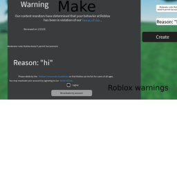 🥚[EASTER] Roblox Warning Creator 🛠️