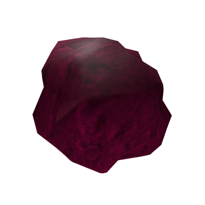 Hot pink- pink boulder/rock/ asteroid