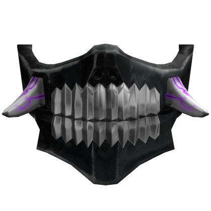 Anime Purple Corrupted Oni Mask (No Horns) Roblox item