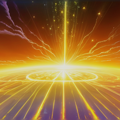 Galaxy Beam Sky