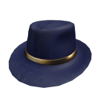 Classy Cerulean Fedora