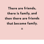 family friendships!!