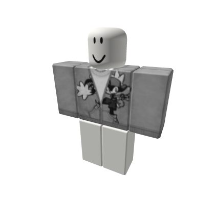 Grey hoodie roblox outlet