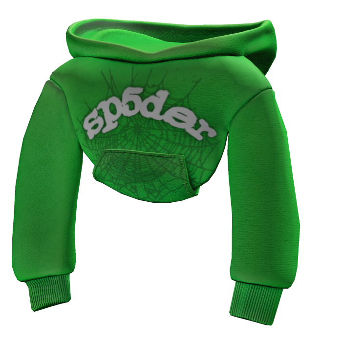 [3.0] Green Sp5der Shoulder Hoodie