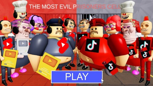 SHORTS VS TIKTOK PRISON RUN! (Obby)