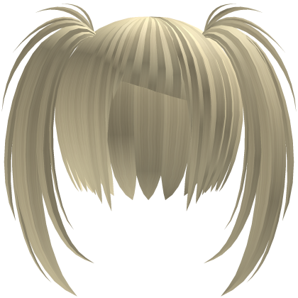 Messy Anime Twintails Blonde
