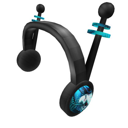 Frutiger Metro cybercore Headphones Blue Miku