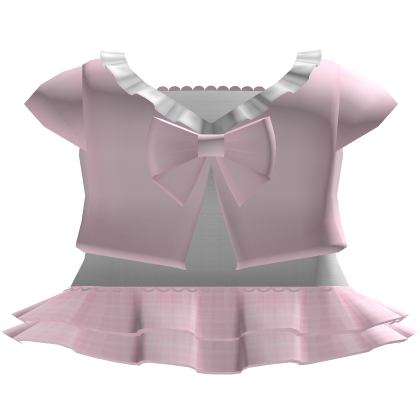 LIMITED | Pink Ruffle Dress w Bow thumbnail