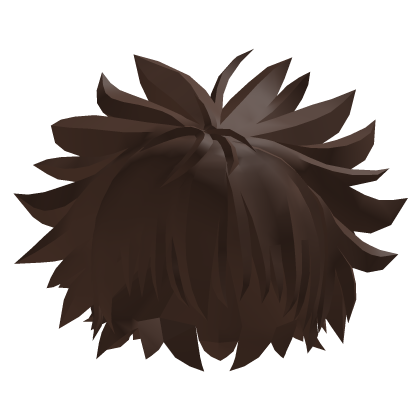 Brown Fluffy Messy Hair