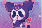 Hello kitty ghost face