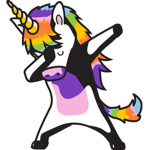 Dancing unicorn’s