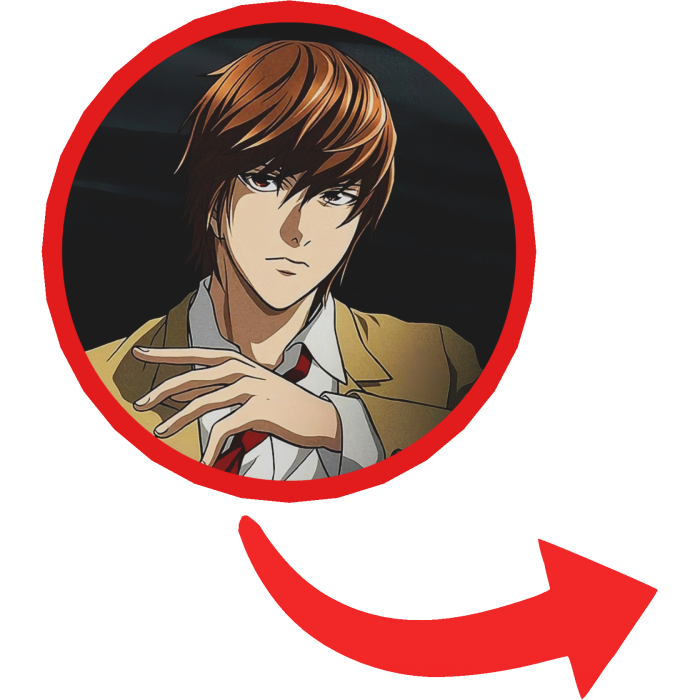 Light Yagami Red Circle