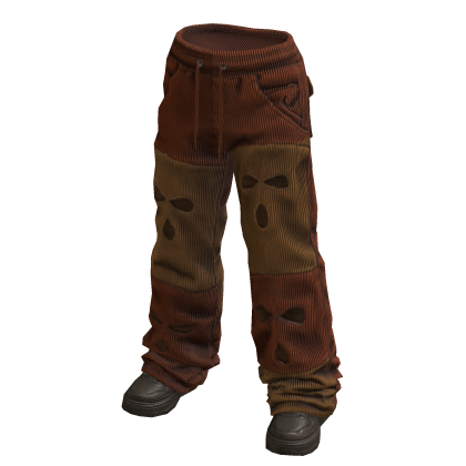 Theft Distressed Sweatpants Orange ⭐ thumbnail