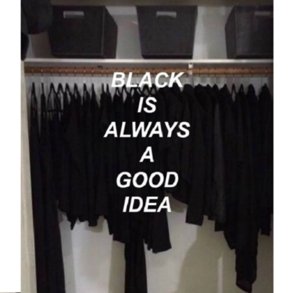 black aesthetic Roblox decal