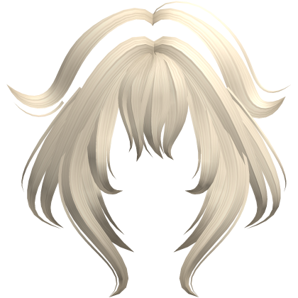 Fox Tips Anime Bangs Messy Light Blonde Roblox item
