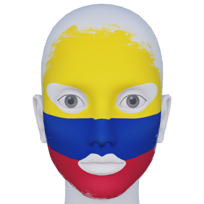 Colombia Facepaint