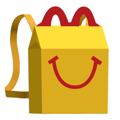 McDonalds Fast Food Happy Meal Bag [3.0] Roblox item