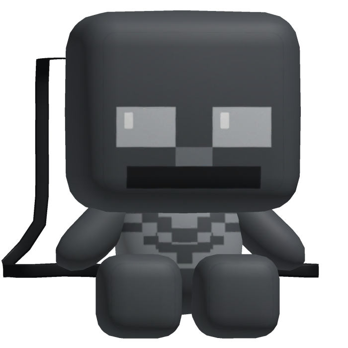 Wither Skeleton Pixel Plushie [1.0]