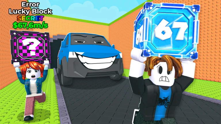 Escape Cars For Lucky Blocks!