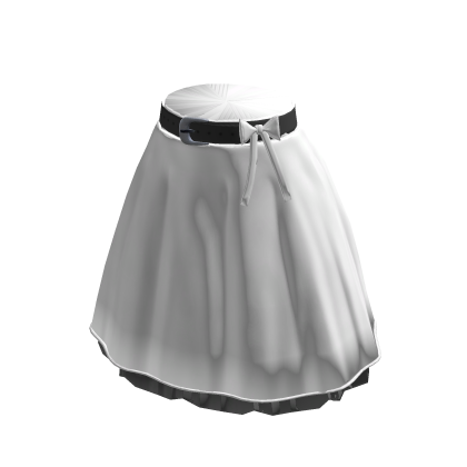 Summer Dress Skirt | White & Black thumbnail