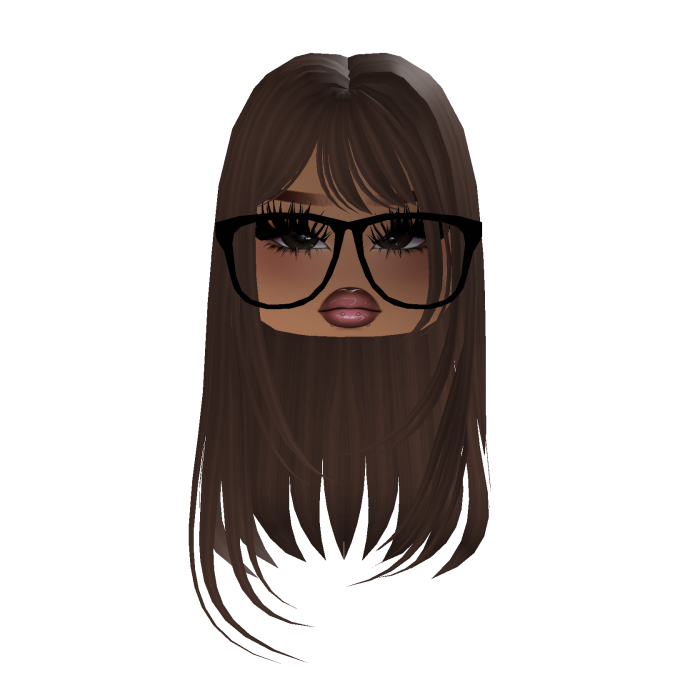 【FREE UGC】Spikey Straight Latina Hair Brown V2
