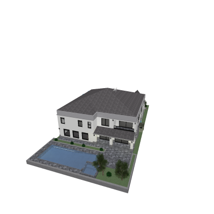 house with cat