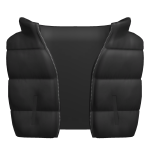 black puffer vest 3.0