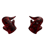 Crystal Ruby Horns