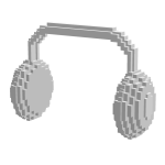 White 8bit Headphones