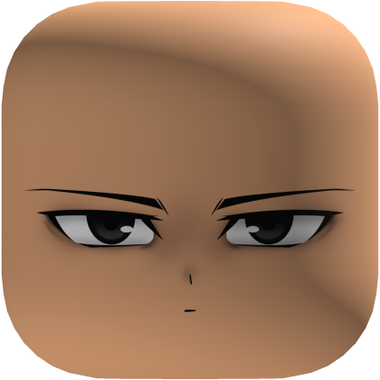 Serious Dark Eyes Anime Boy Face