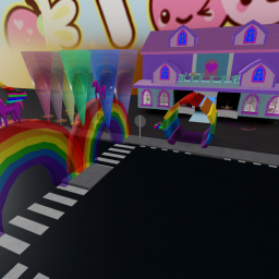 Rainbow city! ( Inspired )