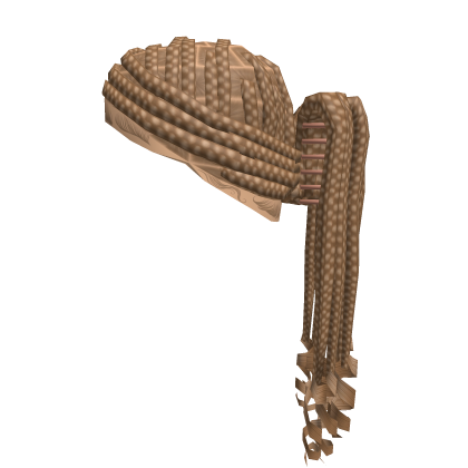 V2 Half Updo Curly Braids w/ Claw Clip [Blonde] Roblox item