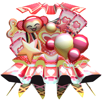 Jester Clown Decora Harajuku Cute Dress in Red Roblox item