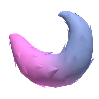 Fluffy Cotton Candy Fox Tail