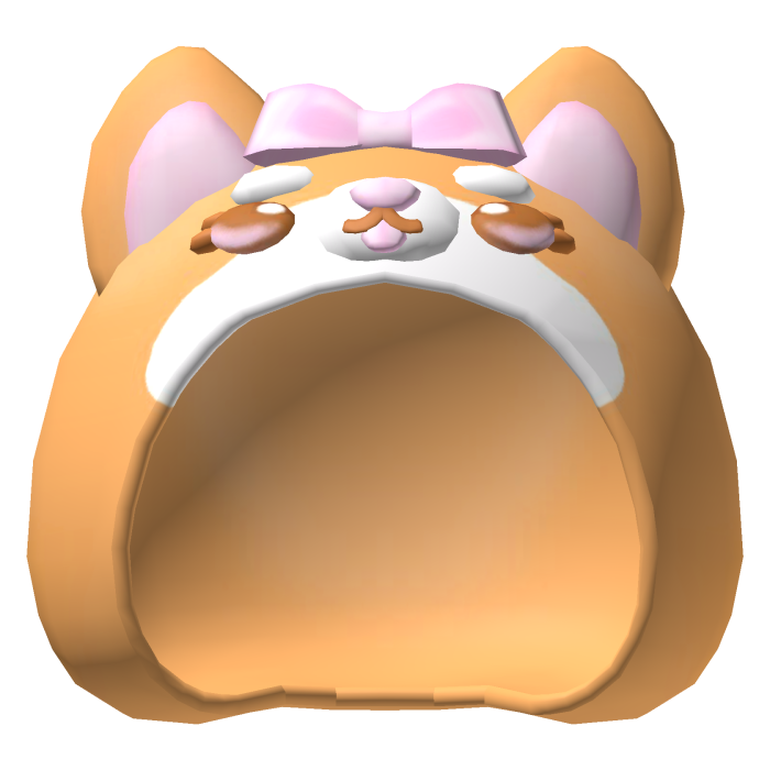 ♡ fluffy shiba inu puppy dog hood 🦴