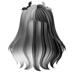 Black and White Cute Vampire Hair