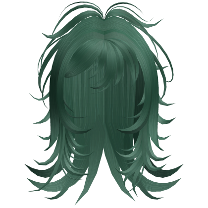 Emo Shaggy Layered Hair (Green)