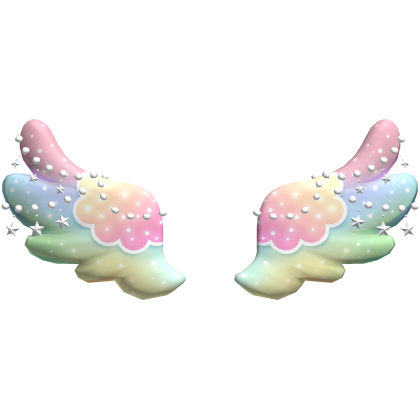 kawaii decora rainbow wings