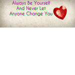 Be your self/Fashion