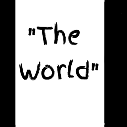 Manga pannel "The World" Roblox decal